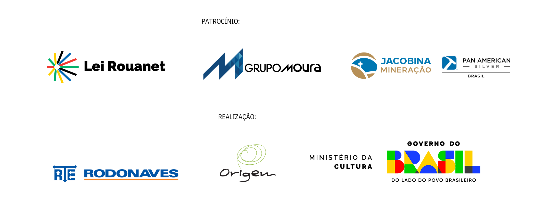 Patrocinadores e Produção Era uma vez Brasil